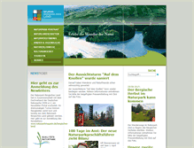 Tablet Screenshot of naturpark-bergisches-land.de